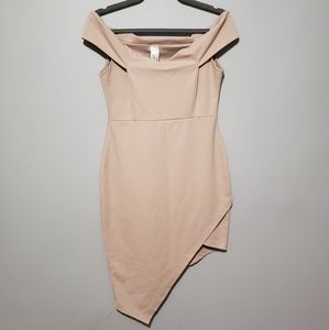 Pink Strapless Dress